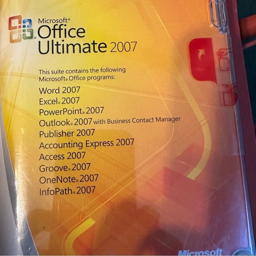 Microsoft Office Ultimate 2007. Comes with product key not open